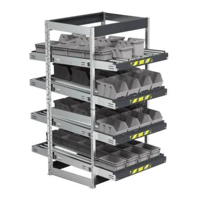 FAMI Mobile kanban FIFO flow rack